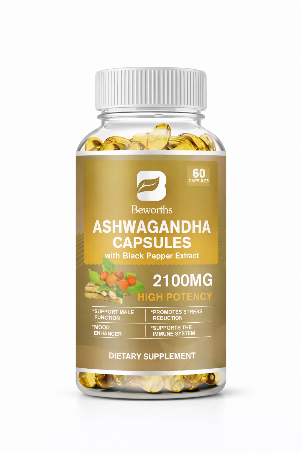 Ashwagandha 60 capsulas