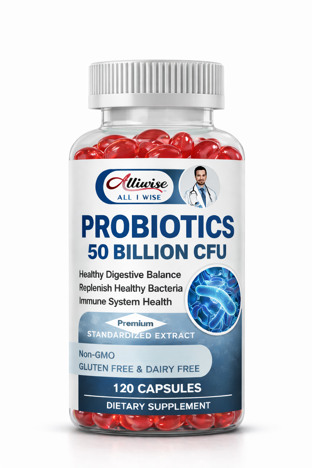 Probióticos                 120 capsulas